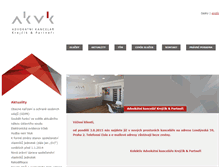 Tablet Screenshot of akkrejcik.cz